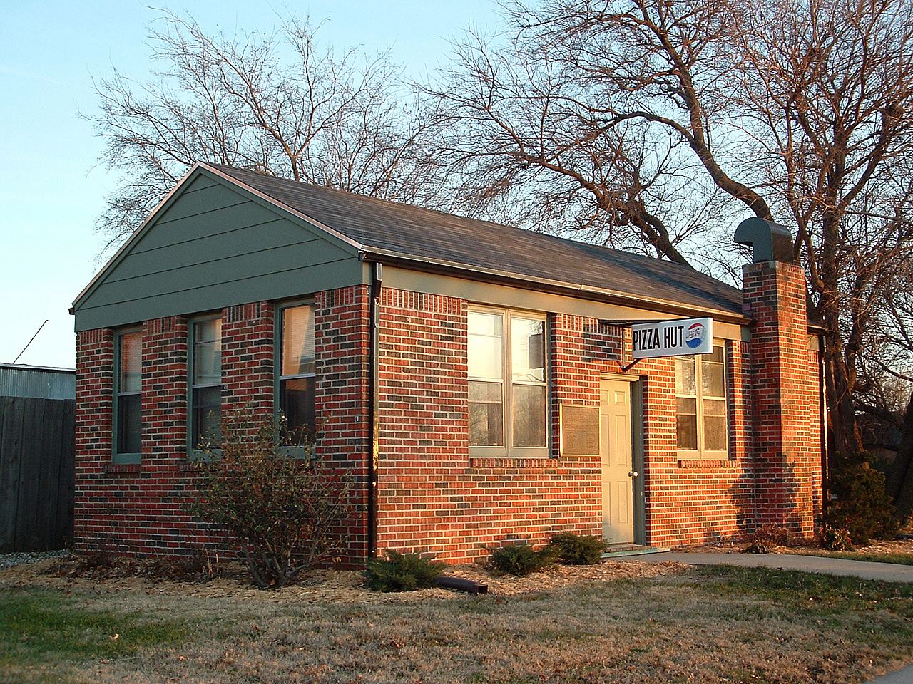 The original Pizza Hut building in Wichita, Kansas